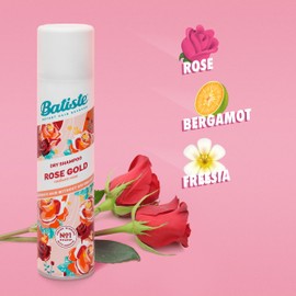 Batiste Dry Shampoo, Rose Gold, Refresh Hair and Absorb Oil Between Washes, Waterless Shampoo for Added Hair Texture and Body, 5.71 oz Dry Shampoo Bottle
