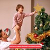 Gold Christmas Tree Topper Star Led,Hollow Glitter Sparkling christmas tree
