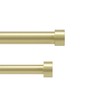 Umbra | Barra Doble para Cortinas Cappa, Dorado, Extensible 120-180