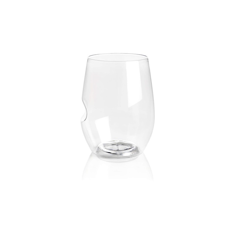 Govino Go Anywhere Flexible Shatterproof Recyclable Wine Glasses, 16-ounce, Set