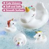 No Hole Bath Toys,Unicorn bath toys for Toddlers 1-3,Soft Unicorn