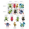 Runtoo Robots - Calcomanías de pared educativas para el aula