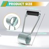 Litoexpe 4 Pack Universal Butterfly Spring Door Closer with Rubber