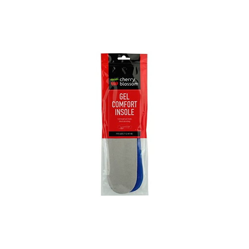 Cherry Blossom Gel Comfort Insole Insole, Blue, blue