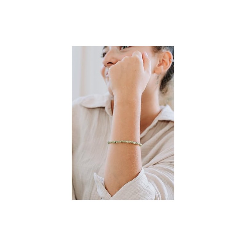 Lebensquelle Plus Peridot Ball Bracelet + 925 Silver Ball |