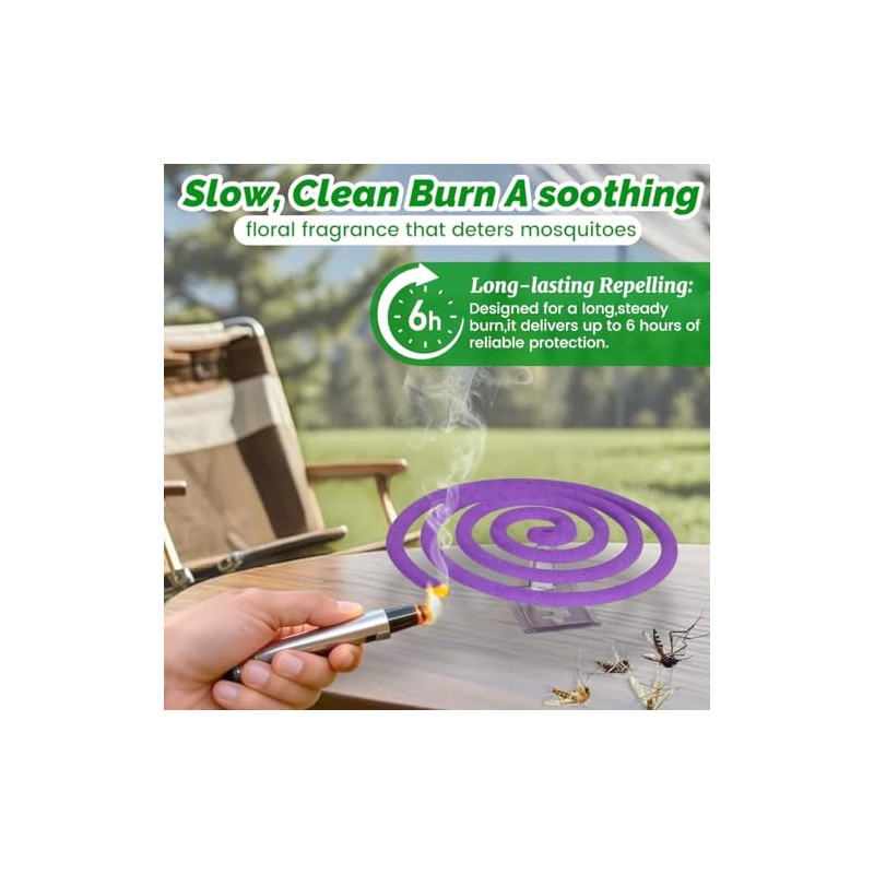Extra Strong Mosquito Repellent Coils, 28 Pack Large Outdoor Coils