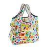 ECO CHIC Foldable Reusable Large Recycled Grocery Bags Lightweight Shopping