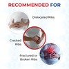 ITA-MED Breathable Elastic Rib Brace for Men, Ideal Compression Support