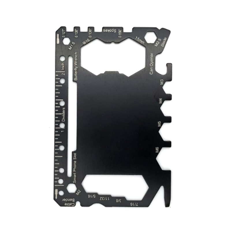 46 in 1 Multi Tool and Survival Card - Lightweight