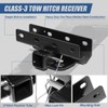 Auto Dynasty 2 Inches Class 3 Trailer Hitch Receiver Compatible