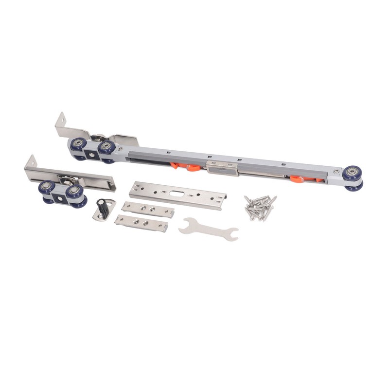 Roller Trolley 4 Wheel Silent Trolley Assembly Roller for Solid