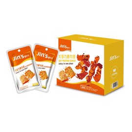 Livestream Jinzai, Asian-Style Snacks: Fish Bites, Dried Tofu, Konjac Treats, and Vegetarian Steak Instant Snack – Perfect Beer Pairing, 12g x 20 Packs (Random Flavors) | Natural & Flavorful gift - Specification: Vegetarian Steak Tofu(Barbecue flavor)