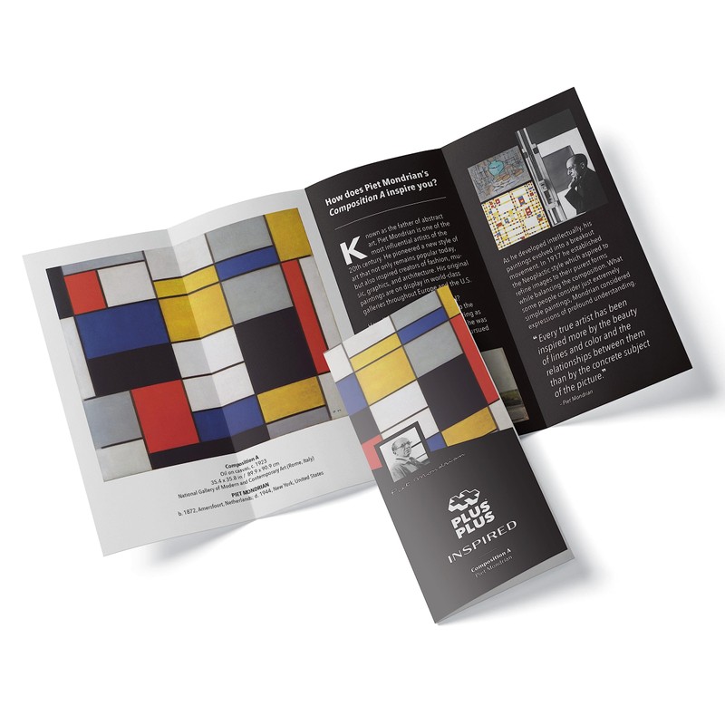 PLUS-PLUS - 350 Creative Building Blocks Mondrian