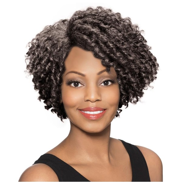 Joyce Wig Color 4 - Foxy Silver Wigs Short Curly