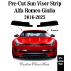 American Made Films Pre-cut Sun Visor Strip 5% Limo Window