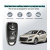 Remote2program 2PCS Simple Key Keyless Entry Remote Control Replacement for