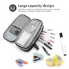 ProCase Pencil Case Pen Bag, Two Layers Big Capacity Pencil