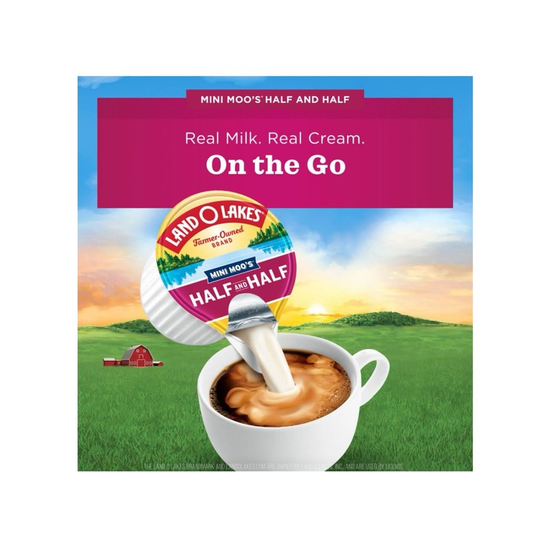 generic Land O Lake Mini Moos Half and Half (192