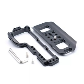 YUULNMOP Handgrip L-Shaped Bracket for Fuji GFX100-G Camera Shoot Part,Quick Release Plate L-Shaped Bracket Mounting L-Plate Hand Grip