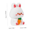 SAFIGLE Cute Bunny Pencil Sharpener Handheld Manual Sharpener for Eyeliner