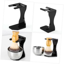 NOLITOY Beard Brush Holder Stand for Men Non Slip Shaving Brush Display Convenient Razor Storage for Home Barbershop Use Organize Your Grooming Tools