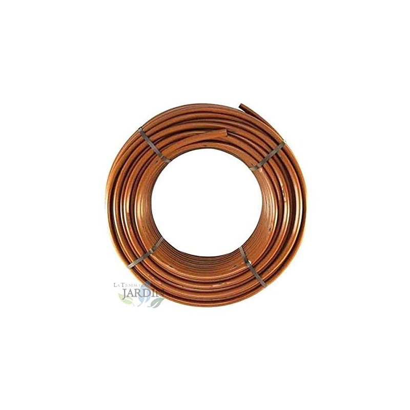 Suinga. 50 x T-Connectors for Drip Irrigation Brown 16 mm