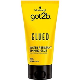 Schwarzkopf Got2b Glued Styling Schmettern Kleber Wasserdicht (150 ml) - Packung mit 2