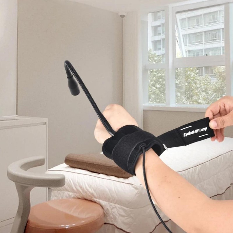 UV Glue Curing Light Portable Wrist UV LED Lamp with