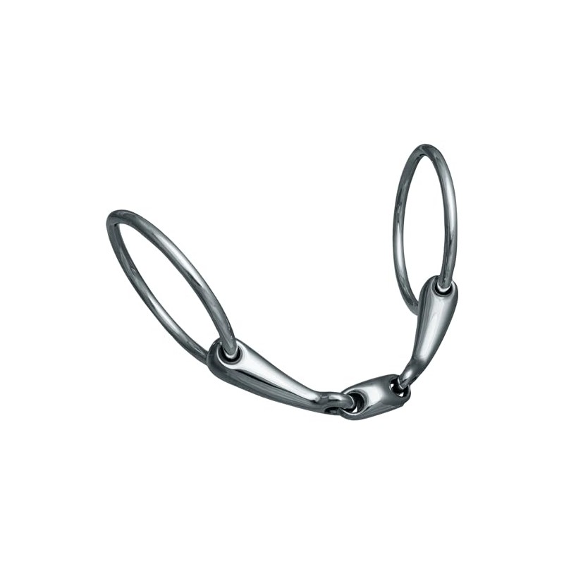 Stübben Loose-Ring-Snaffle Double-Broken 2222 - 6 - 15,0cm