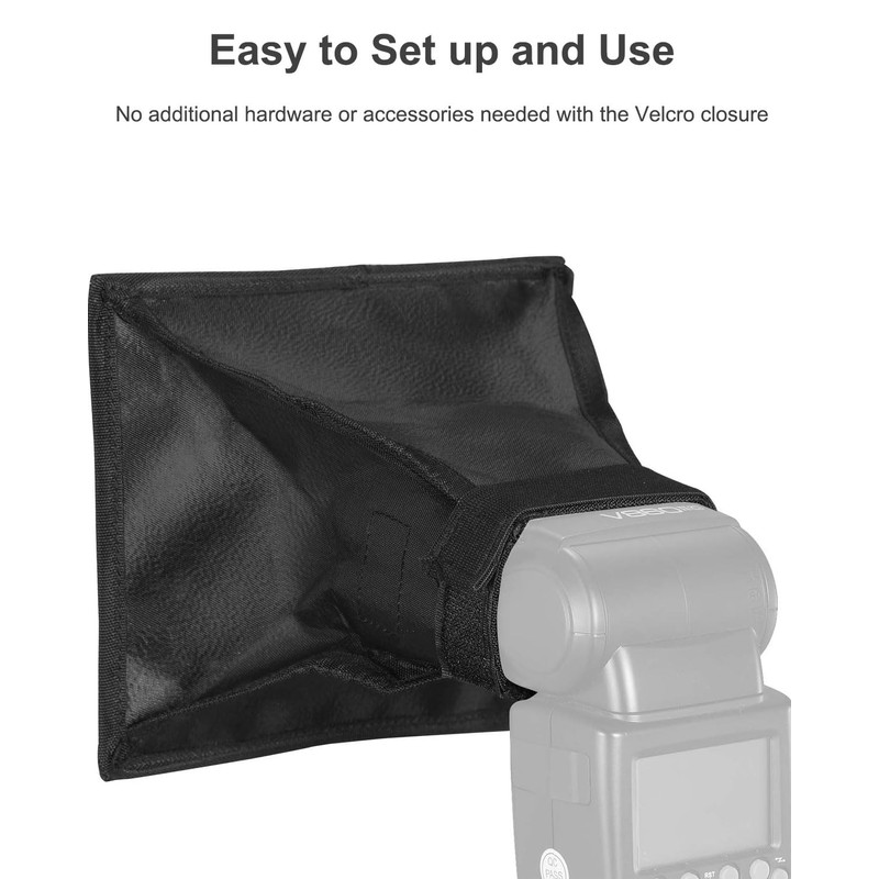 SUPON 6" x 7" Collapsible Mini Softbox – Universal Flash