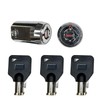 RiKey Security - Storage Cylinder Lock with 3 Tubular Keys