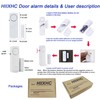 HIIXHC Personal Security Window & Door Alarm Bell | Wireless