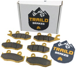 Traild Yamaha YFZ 450R 2009-2025 and YFZ 450 2006-2011 & 2017 Ceramic Brake Pad Set Front and Rear