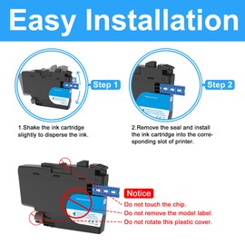 LCL Compatible Pigment Ink Cartridge Replacement for Brother LC-406 LC406 LC-406BK LC406BK LC406BKS MFC-J4335DW MFC-J4345DW MFC-J4535DW MFC-J5855DW MFC-J5955DW MFC-J6555DW MFC-J6955DW (2-Pack Black)