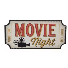 Open Road Cinema 'Movie Night - Admit One' Ticket Stub Wall Decoration Sign 19.63 x 9.5