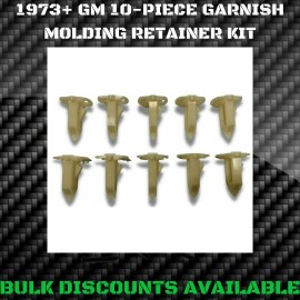 GM Replacement 1973-1977 Caprice Sedan Interior Headliner Molding Trim Garnish Clips Buttons GM