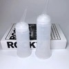 2pcs Hair Bottle,Dye Empty Squeeze Bottle,Hair Dye Bottle with Tip