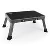 Valeo Folding Step Stool, Adjustable Step Stool with Non-Slip Platform,