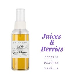 1.5 oz Sampler Body Oil w/Sprayer Vegan Friendly Handcrafted Body Care Fragrance:_Juices & Berries