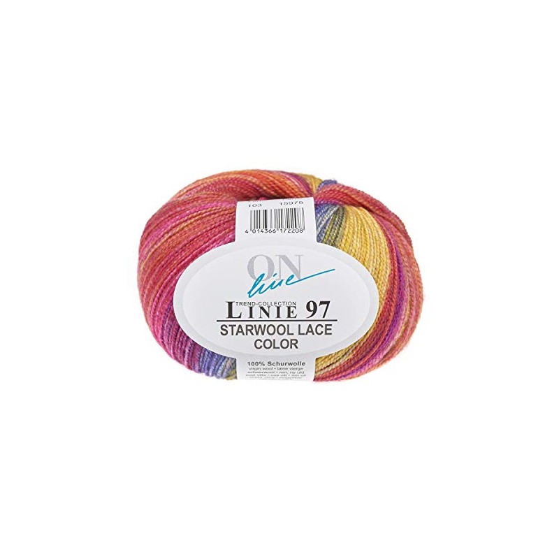 ONline Garne Hand Knitting Yarn, 100% Virgin Wool (Merino), 103,