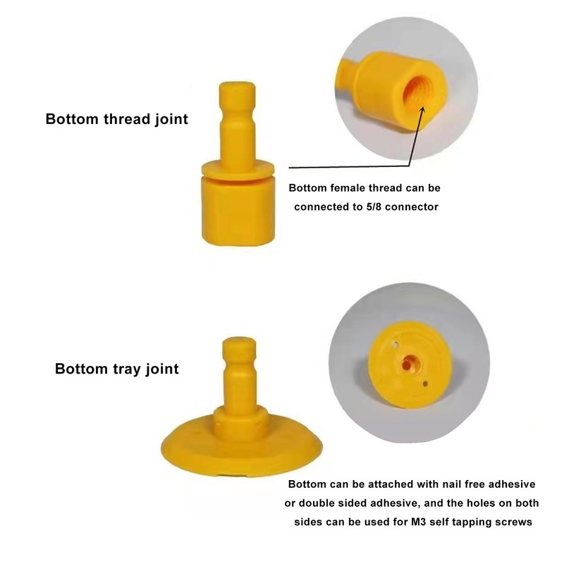 Single Tilt Prism ABS Plastic Land Surveying Tunnel Road Monitor