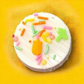 COOL MOM SPRINKLES Hawaiian Luau Sprinkles (4 oz.) – Tropical Themed Sprinkles for Decorating Cakes, Cupcakes, Cookies & Desserts – Mixed in the USA/Gluten-Free