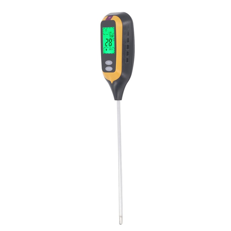 Soil Moisture Meter 4 in 1 Digital Backlight Plant Temperature