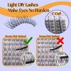 THINKSHOW DIY False Lashes 168pcs Lash Extension Lash Clusters Eyelash