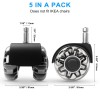 AONELAS Office Chair Caster Wheels (Set of 5),Heavy-Duty Chair Wheels