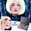 35 Colours Eyeshadow Palette, Glitter Eyeshadow Palette, Colourful Eyeshadow Palette