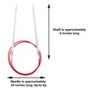 ChiaoGoo Knitting Needles Red Lace Circular 24 inch (61cm) Stainless