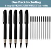 Engraved Pens Fancy Business Pens 5 Rollerball Pens with 10