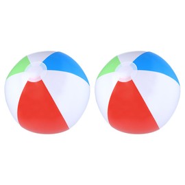 Beach Ball 40cm - Inflatable Beach Ball 16Inch - 2 Pack - Water Toys for Kids Summer Fun -Beach Balls For Kids Summer Holiday Beach/Pool Party Water Toys