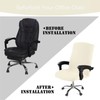DVLOL Office Chair Cover,Removable Desk Chair Cover with Zipper,Stretch Anti-dust